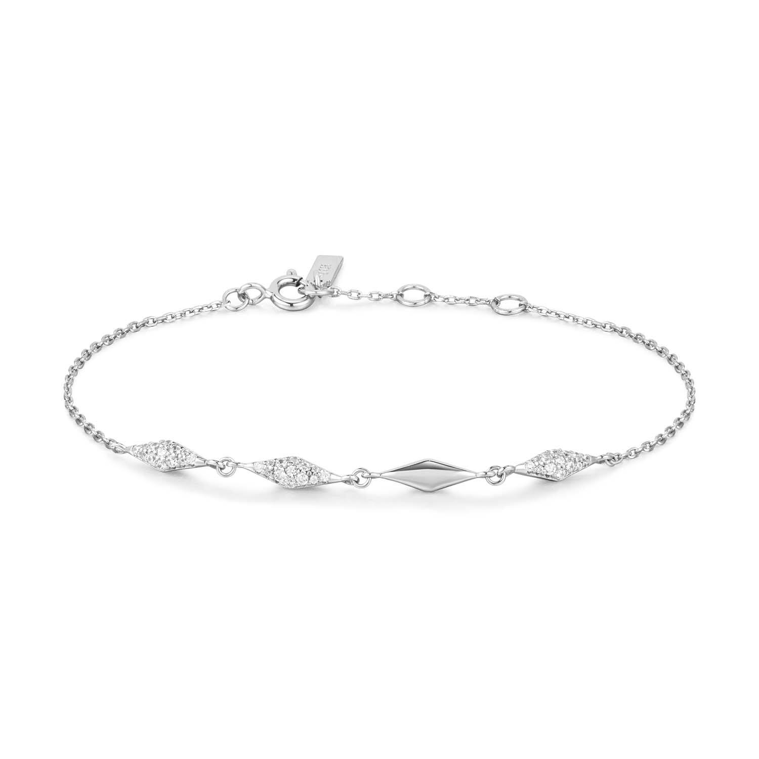  Dusk Divas - Silver / Rhodium plated - Zirconia - 18,5cm